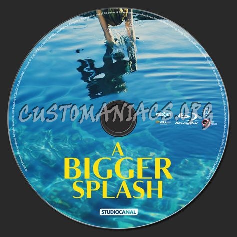 A Bigger Splash blu-ray label