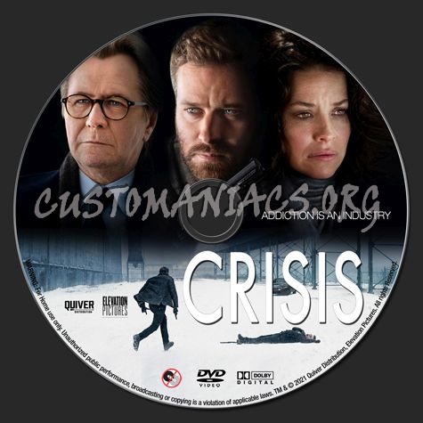 Crisis (2021) dvd label