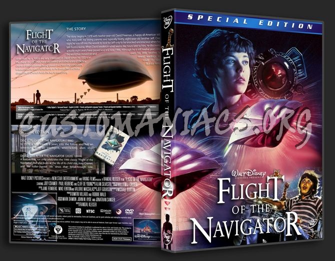 Flight of the Navigator dvd cover