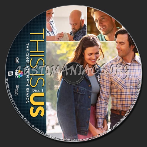 This Is Us Season 5 dvd label