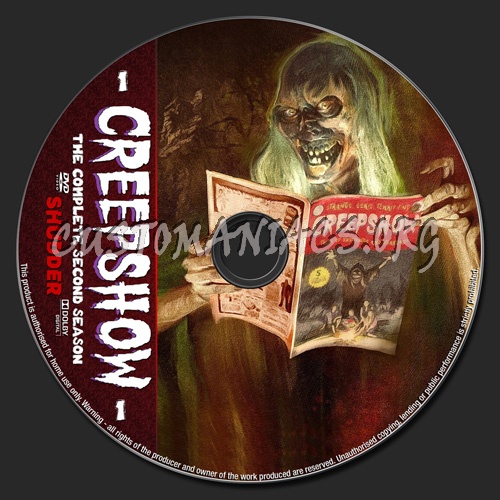 Creepshow Season 2 dvd label