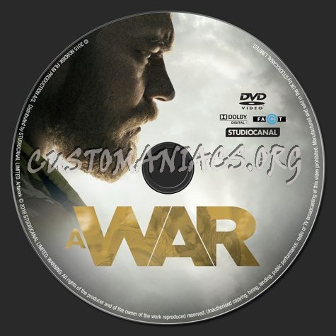 A War dvd label
