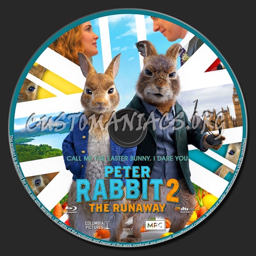 Peter Rabbit 2 The Runaway blu-ray label