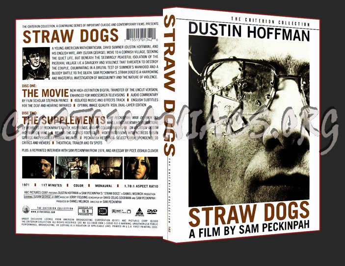 182 - Straw Dogs dvd cover