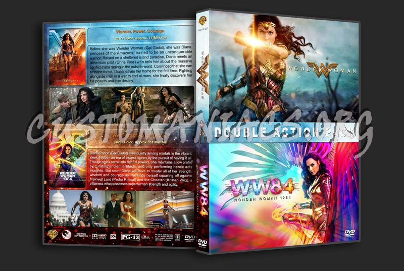 Wonder Woman Double Feature dvd cover