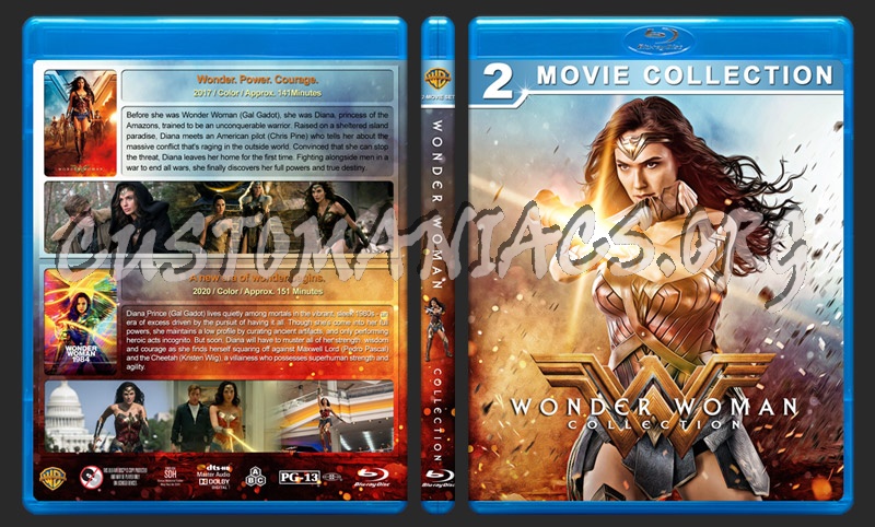 Wonder Woman Collection blu-ray cover