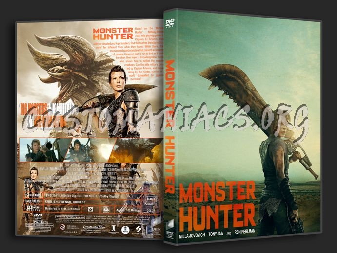 Monster Hunter (2020) dvd cover