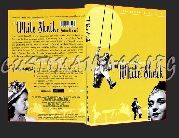 189 - The White Sheik dvd cover