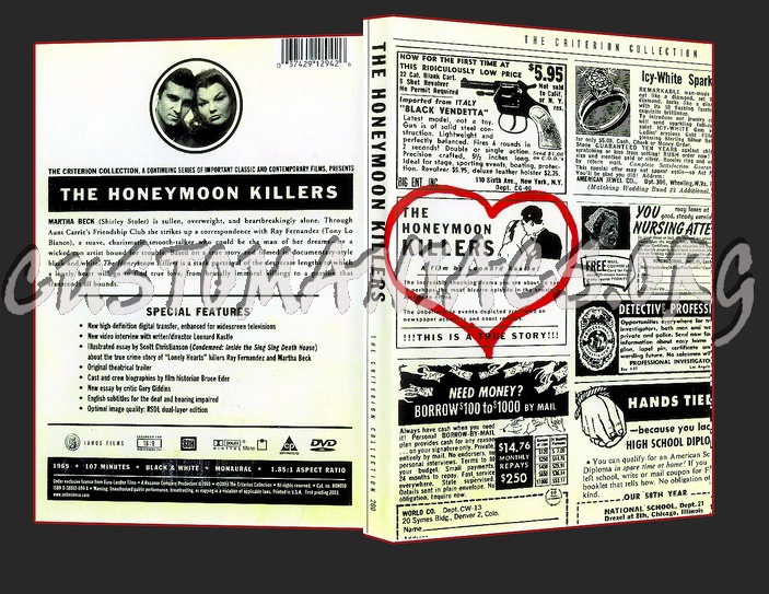 200 - The Honeymoon Killers dvd cover