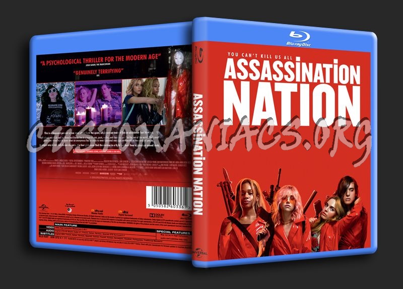 Assassination Nation blu-ray cover