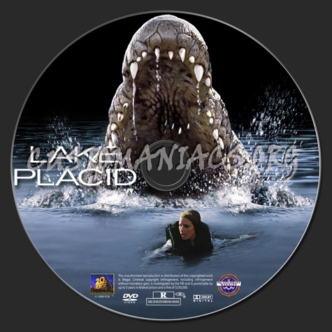 Lake Placid (1999) dvd label