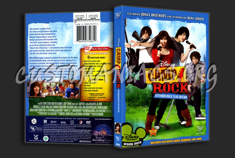 Camp Rock dvd cover