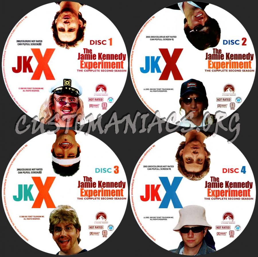 The Jamie Kennedy Experiment Season 2 dvd label