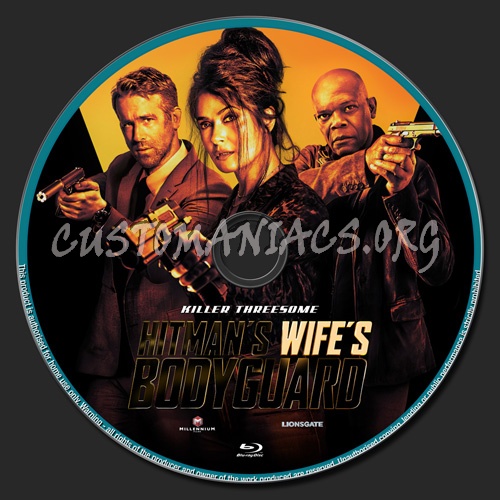 Hitman's Wife Bodyguard blu-ray label