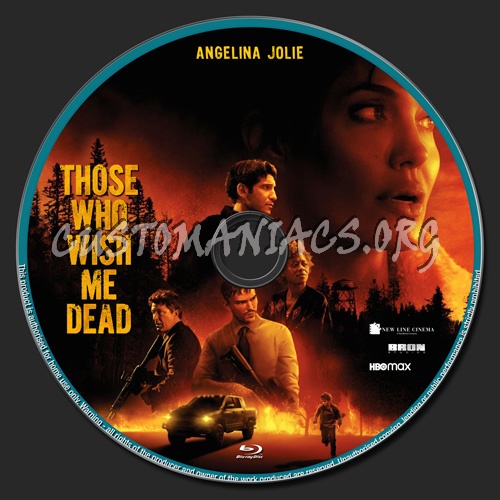 Those Who Wish Me Dead blu-ray label