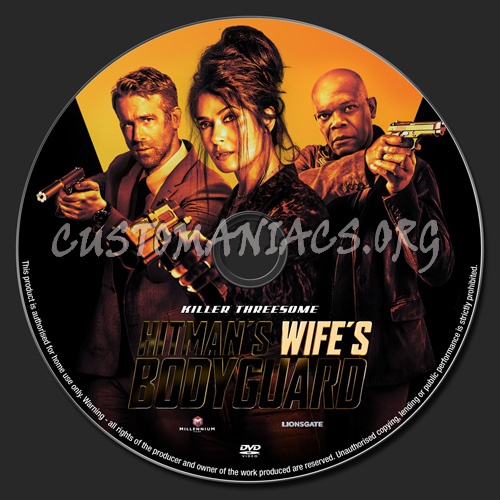 Hitman's Wife's Bodyguard dvd label