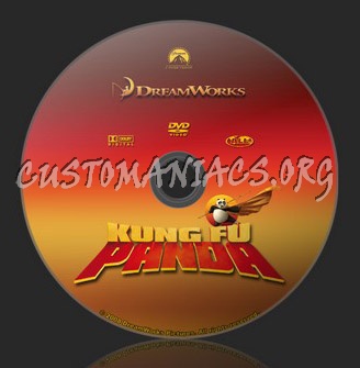 Kung Fu Panda dvd label