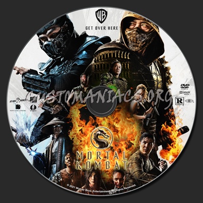 Mortal Kombat (2021) dvd label