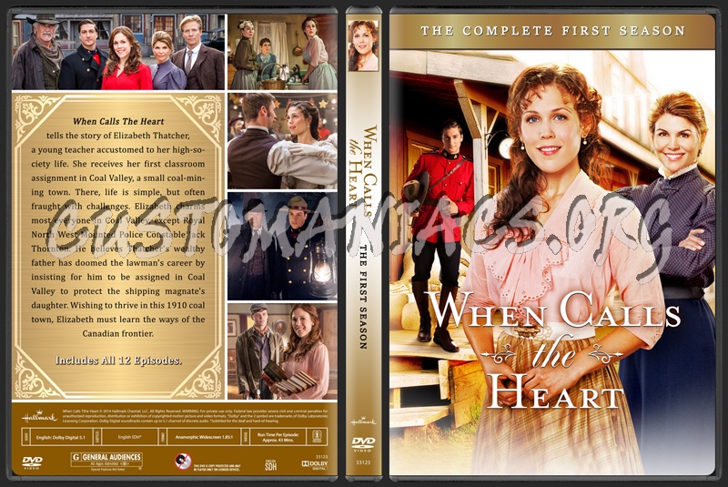 When Calls the Heart Season 1 dvd cover DVD Covers & Labels by Customaniacs, id 273441 free
