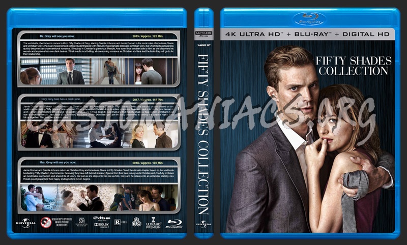 Fifty Shades of Grey Collection (4K) blu-ray cover