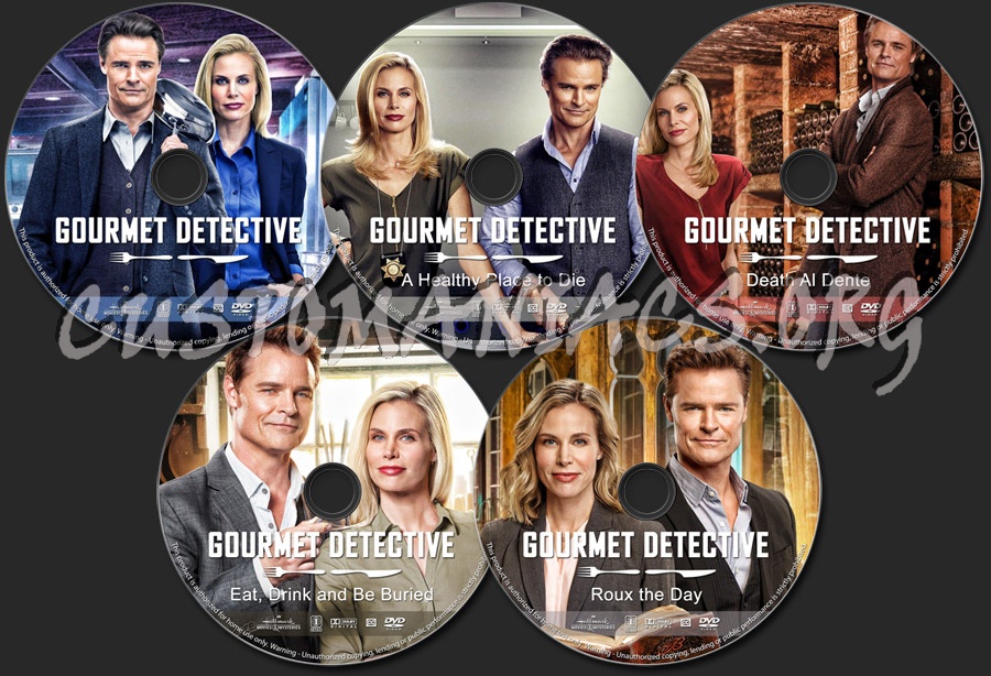 Gourmet Detective Collection dvd label