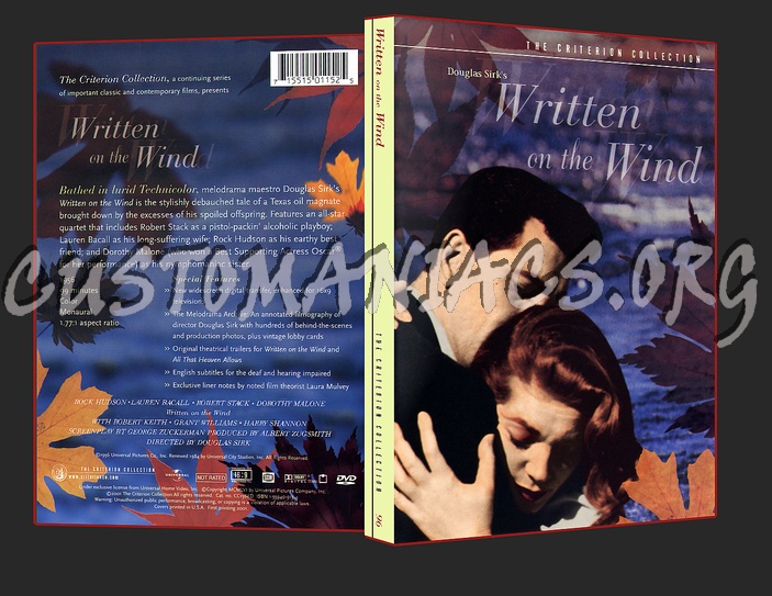 096 - Written on the Wind dvd cover