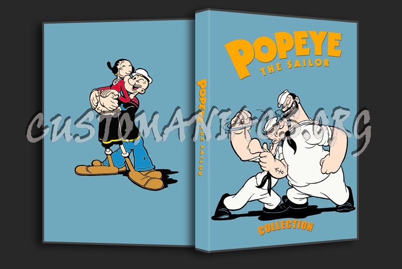 Popeye The Sailor Collection Steelbook dvd cover