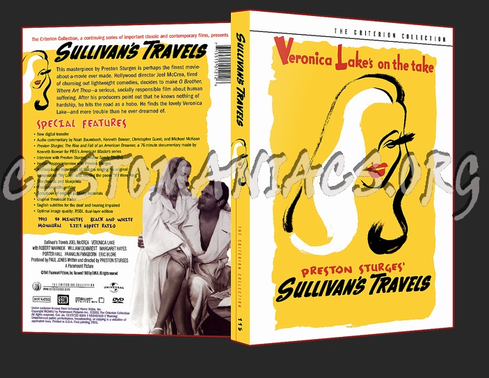 118 - Sullivan's travels dvd cover