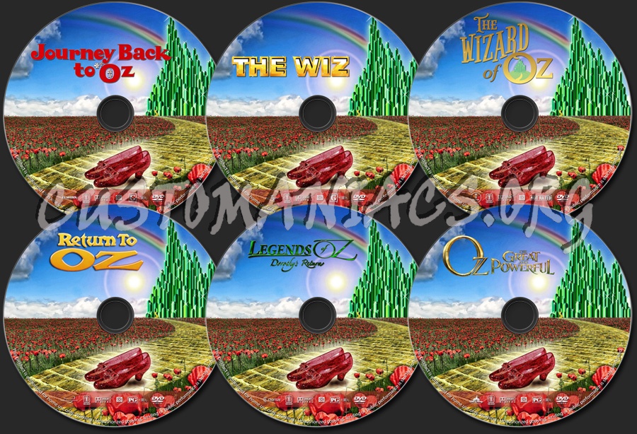 The Wonderful World of Oz Collection - Volume 2 dvd label