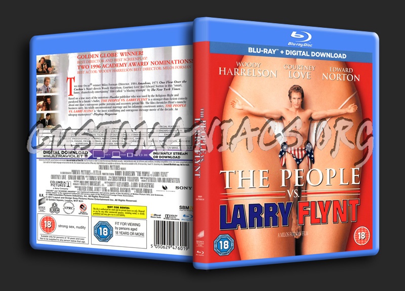The People vs Larry Flynt blu-ray cover