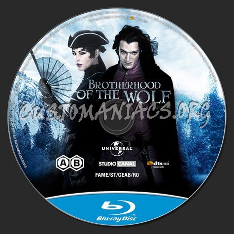 Brotherhood of the Wolf blu-ray label