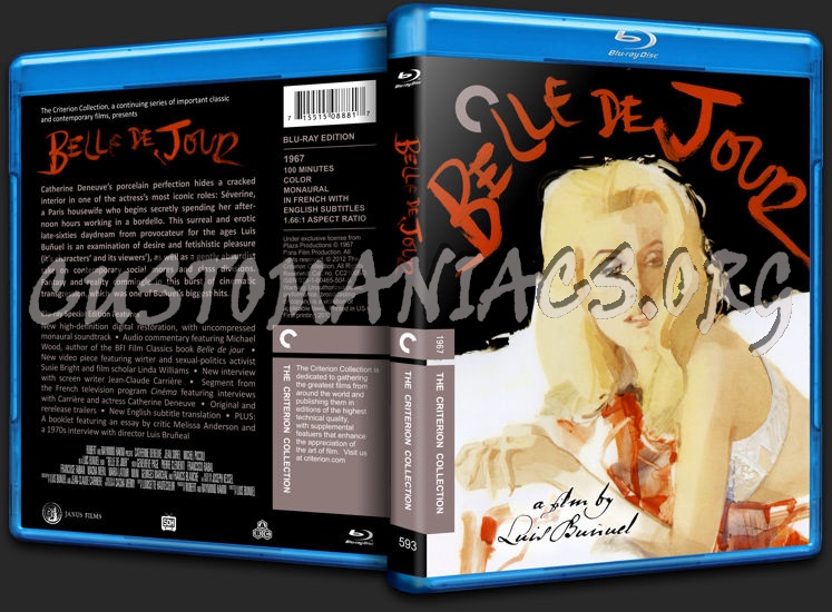 593 - Belle de Jour (1967) blu-ray cover