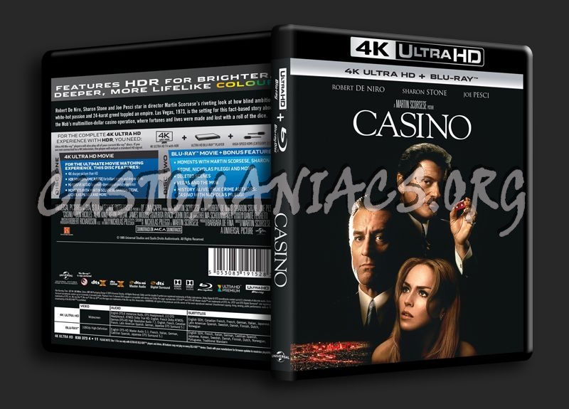 Casino 4K blu-ray cover