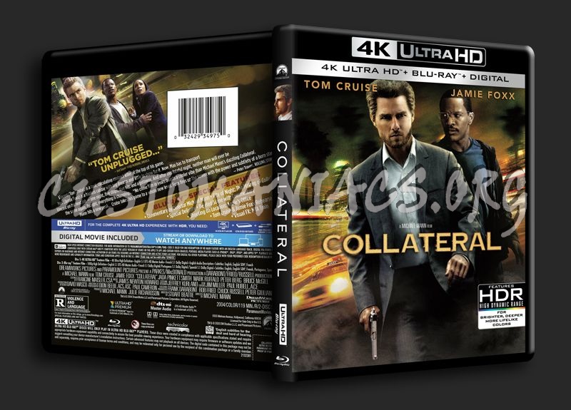 Collateral 4K blu-ray cover