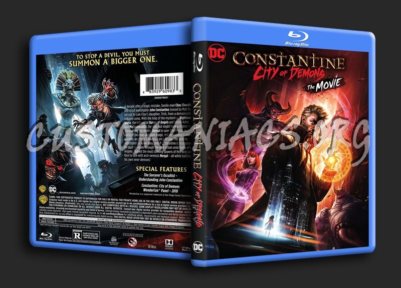 Constantine City of Demons blu-ray cover