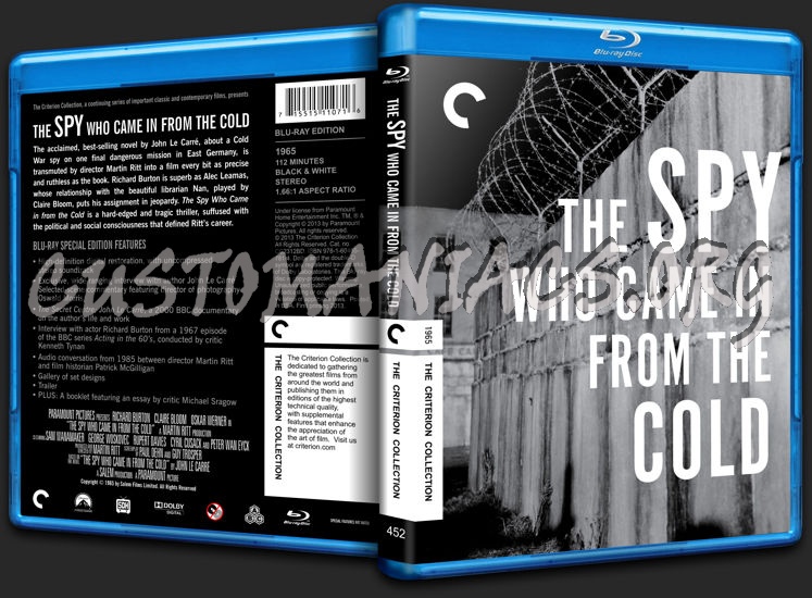 452 - The Spy Who Came In from the Cold blu-ray cover