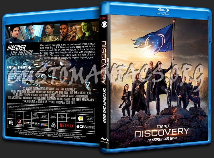 Star Trek Discovery - Season 3 blu-ray cover