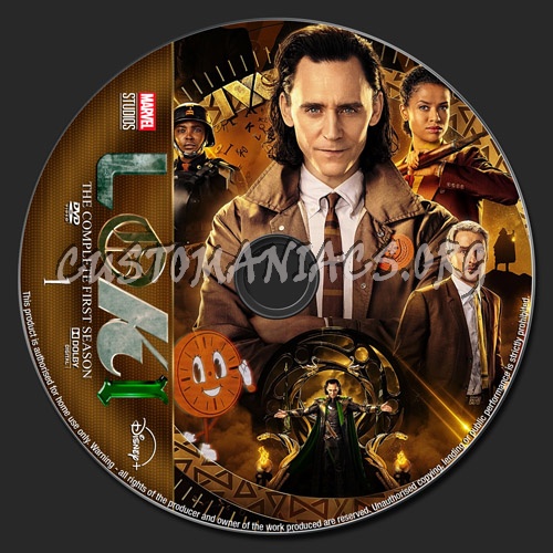 Loki Season 1 dvd label