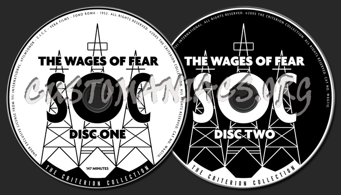 036 - The Wages Of Fear dvd label