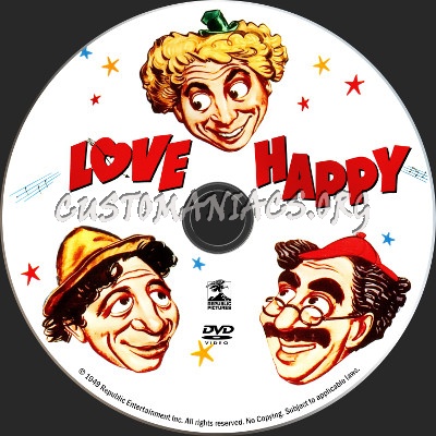Love Happy dvd label