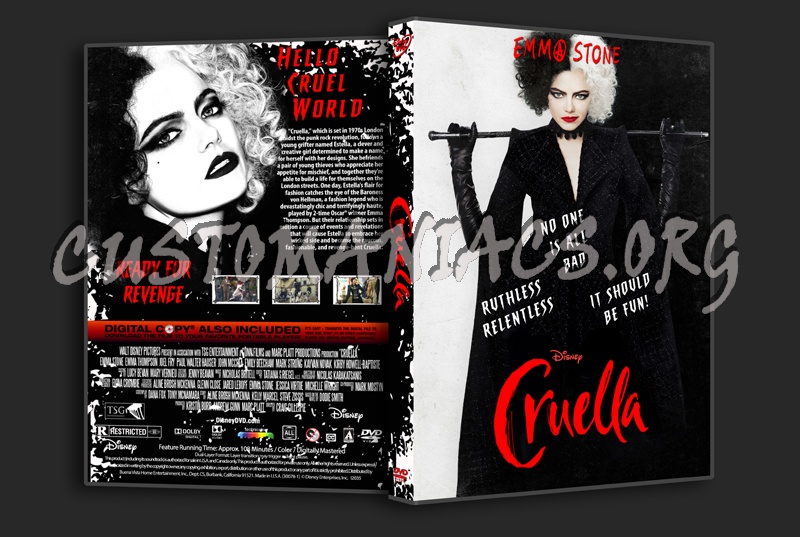 Cruella dvd cover