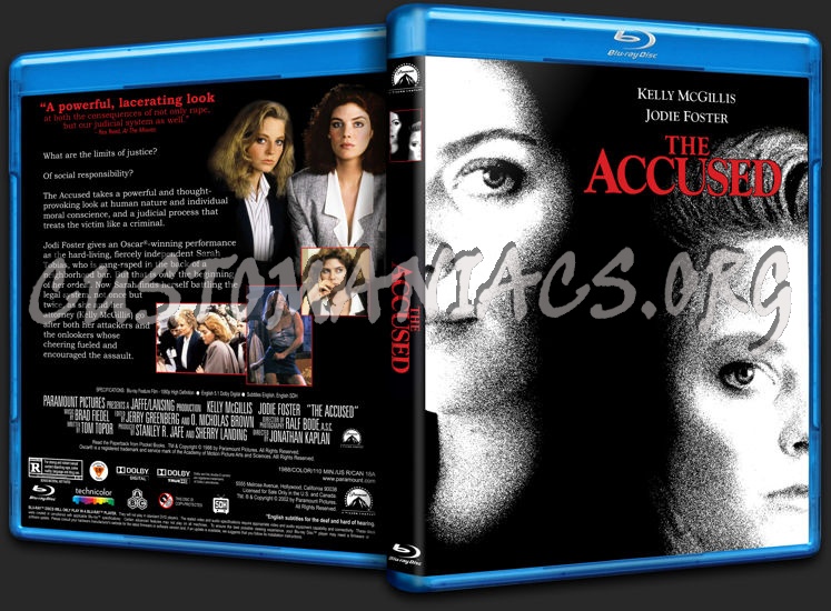 The Accused (1988) blu-ray cover