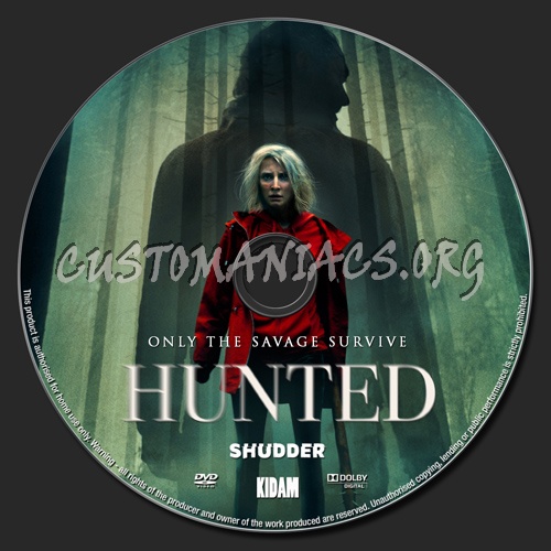 Hunted dvd label