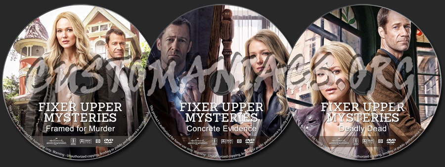 Fixer Upper Mysteries Collection dvd label