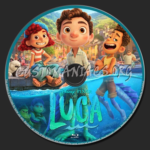 Luca blu-ray label