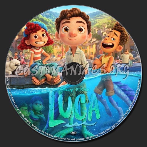 Luca dvd label