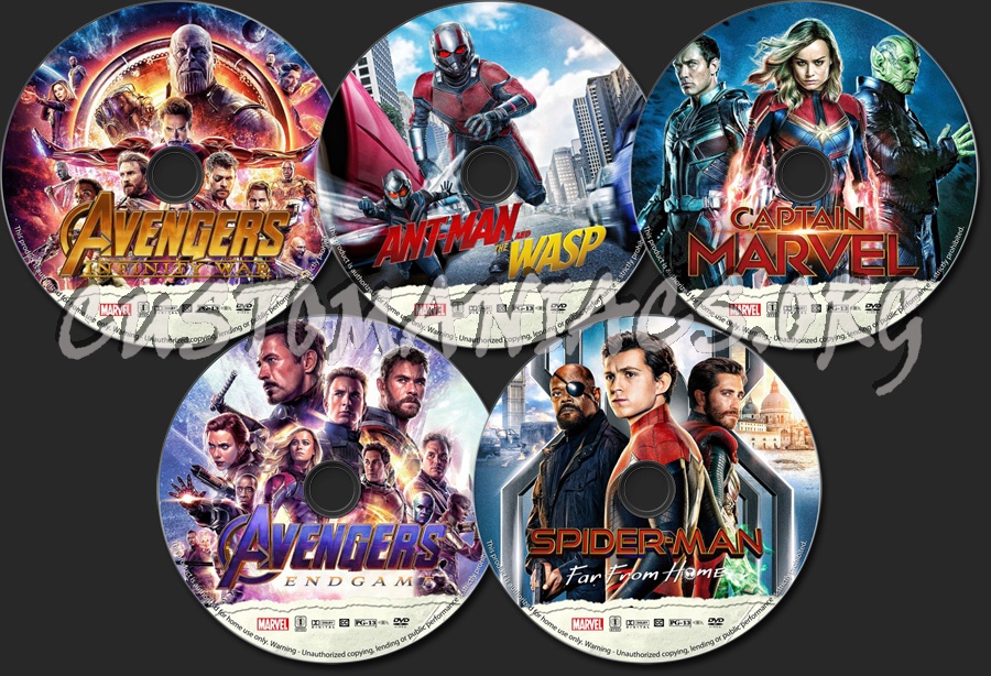 Marvel Studios Cinematic Universe - Phase Three, Part 2 dvd label