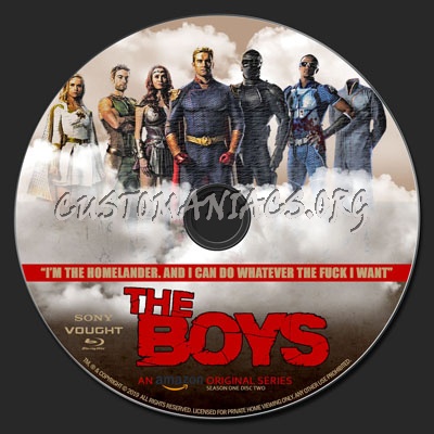The Boys S1 blu-ray label