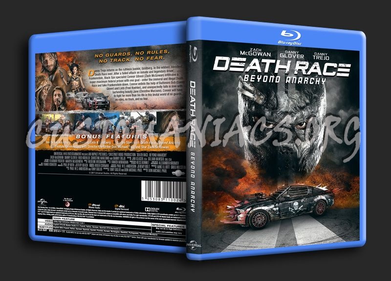 Death Race Beyond Anarchy blu-ray cover