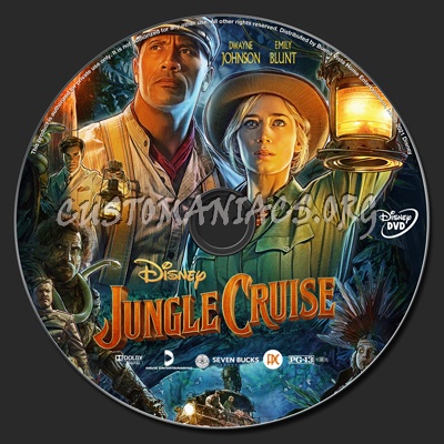 Jungle Cruise (2021) dvd label